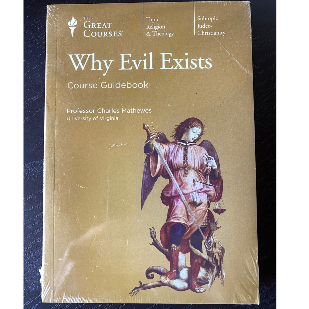 The Great Courses Why Evil Exists DVD Set with Guidebook‎ Professor Mathewes NEW